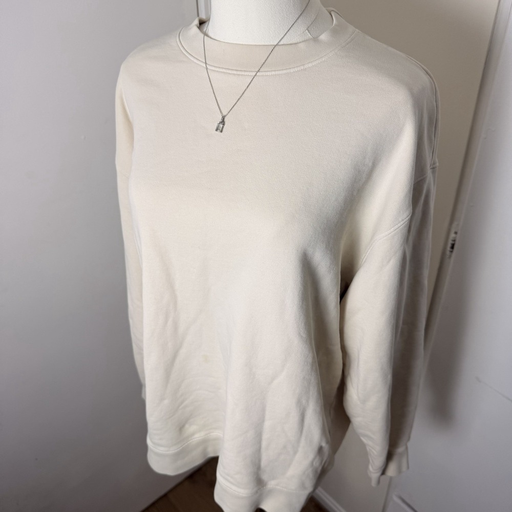 Mate the Label Sweatshirt Women's Tan 100%Organic Cotton size XS/S
